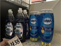 Bottles of Dawn Soap