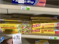 Glad Cling and Seal Wrap and Hy-Top Plastic Wrap