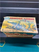 Vintage Cragstan Shooting Cannon W/Box & Shells