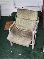 Outdoor Aluminum Chair W/ Cushion Patio Furniture