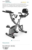 STATIONARY EXERCISE BIKE (OPEN BOX, UNTESTED)