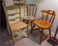 Vintage wooden chairs