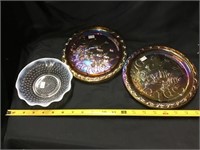 Fenton Plates, Opalescent Bowl