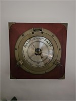 Vintage Barostar Barometer 
12x12x2