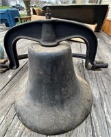 Cast Iron Dinner Bell w/Yoke