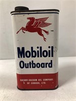 VINTAGE MOBILOIL OUTBOARD OIL CAN