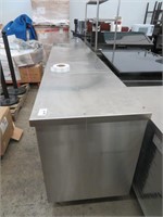 APPROX. 12' S/S WORK TOP STORAGE CABINET ON WHEELS