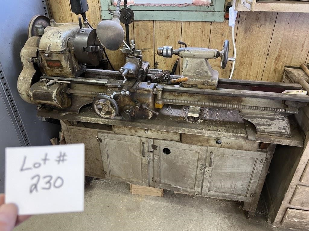 Large lathe.