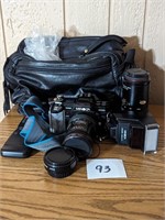 Minolta 7000 Camera and Lenses