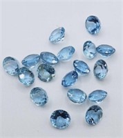 5.25 CTS Loose Blue Topaz Gems