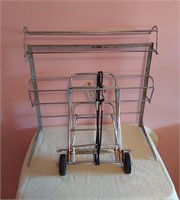 Travel Caddy and Metal Shelf