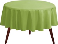70 Inch Apple Green Round Table Cloth