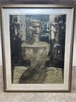 John Gruenwald signed and framed painting,