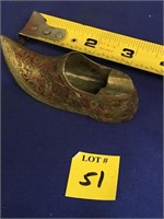 3.5" Brass Shoe Personal Ashtray
