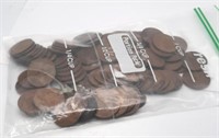 100 Mixed Lincoln Wheat Cents