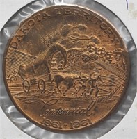 1861-1961 Dakota Territory Centennial Medal