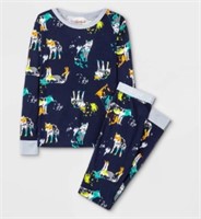 Boys' 2pc Animals Tight Fit Pajama Set - Cat &