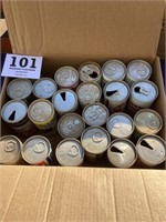 Box lot collectible beer cans