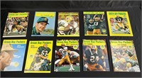 Excellent condition Packers year books 1970-79