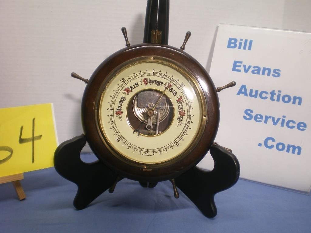 Ships Wheel Barometer