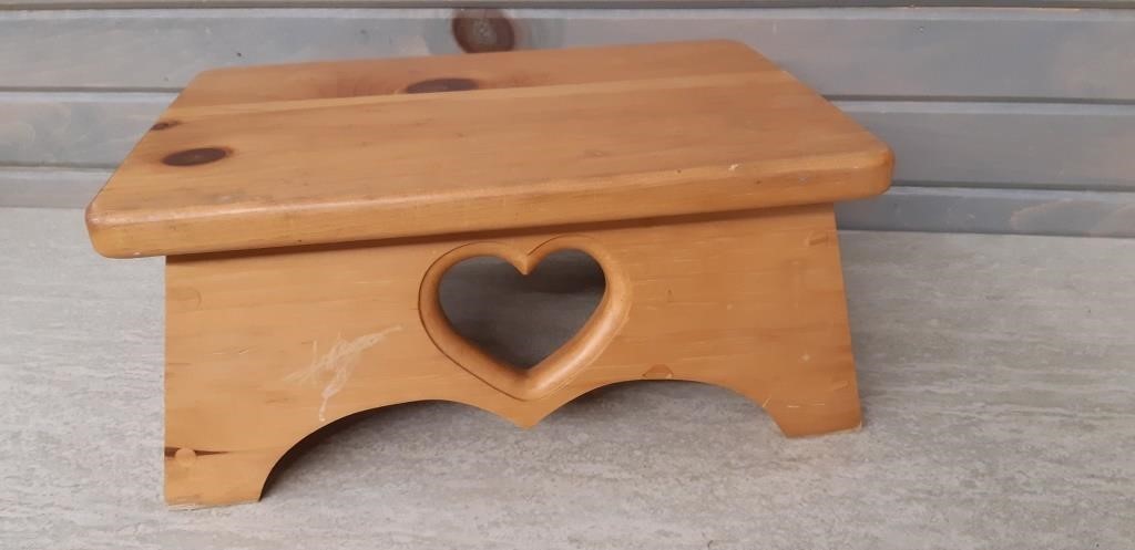 Hand Crafted by Wesley Kingston foot stool