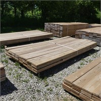 48 pcs. 5/4" x 6" x 8' CEDAR DECK LUMBER