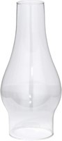 USED-Clear Glass Oil or Kerosene Lamp Chimney
