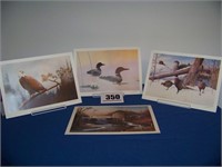 Leo Stans - 4 Wildlife Prints