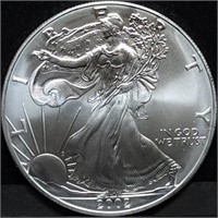 2002 1oz Silver Eagle Gem BU