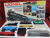Lionel Thunderball freight train set.