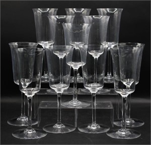 Baccarat Crystal Stemware Glasses (12)