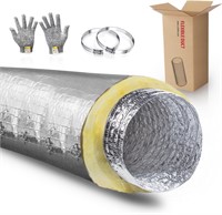 10 Inch 25 Feet Insulated Flexible Duct