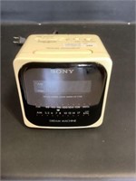 Working Sony dream machine AM/FM radio