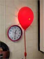 balloon lamp and clock