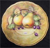 Coalport hand painted fruit display plate