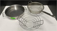 Aluminium Cake Pan/Breading Sifter & Fruit Bowl