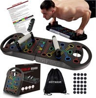 HOTWAVE Push Up Board Fitness, Portable Foldable