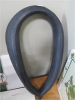 Very Nice Leather Black Horse Collar-no ripes