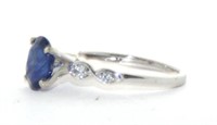 Fine jewelry1.52 Ct Diamond & Sapphire 14K Ring