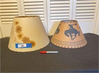 (2 PCS) VINTAGE LAMP SHADES