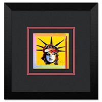 Peter Max, "Liberty Head" Framed Limited Edition L