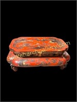 Red Lacquered Sake Table