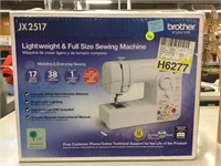 Jx2517 brother sewing machine in box.