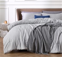 $50 (Q) Comforter Set of 3 Pcs Grey