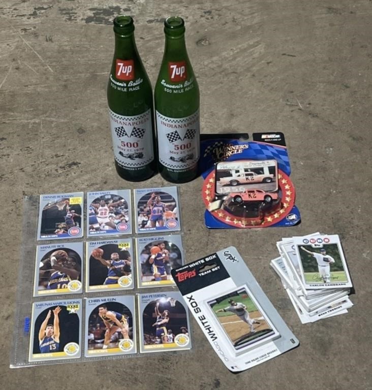 (F) Sports Cards , Indy 500 Bottles and more