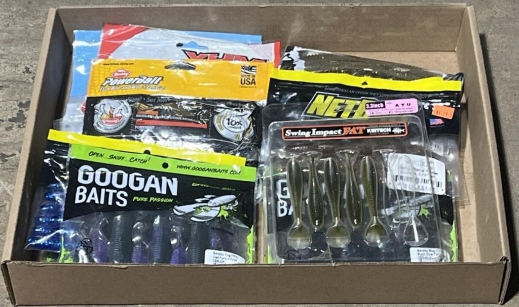 (F) 15 Packs of Fish Baits including Powerbait ,