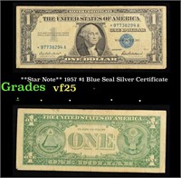 **Star Note** 1957 $1 Blue Seal Silver Certificate