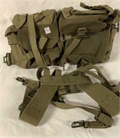 MILITARY POUCH AND BACK PACK STRAPS