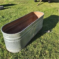 YD galvanized water trough 5ft with tank heater