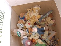 Box of miscellaneous bears